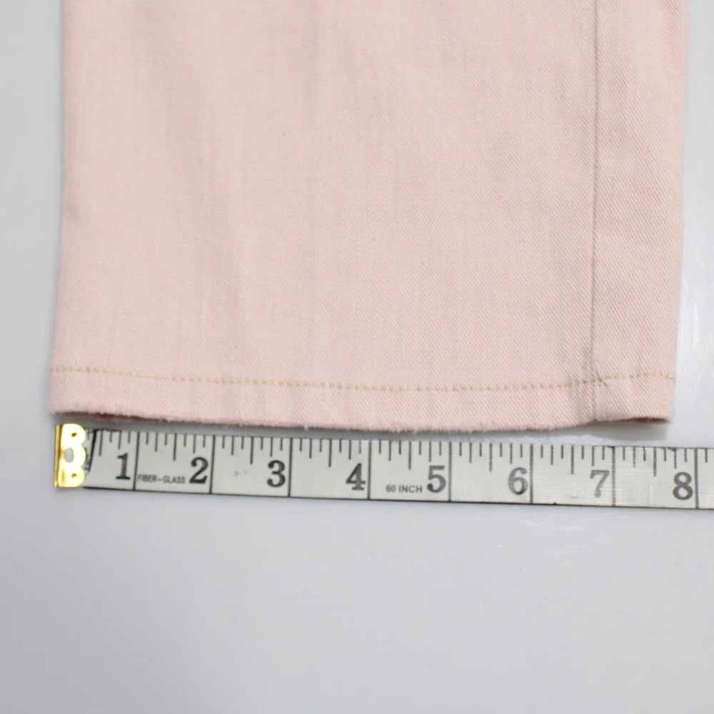 Marco Pescarolo NWT 5 Pocket Jean Cut Pants Size 54 (US 38) Tre in Pink Cotton